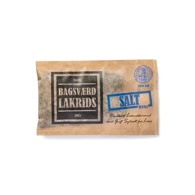 Salt lakrids med Læsø salt mini - Bagsværd Lakrids