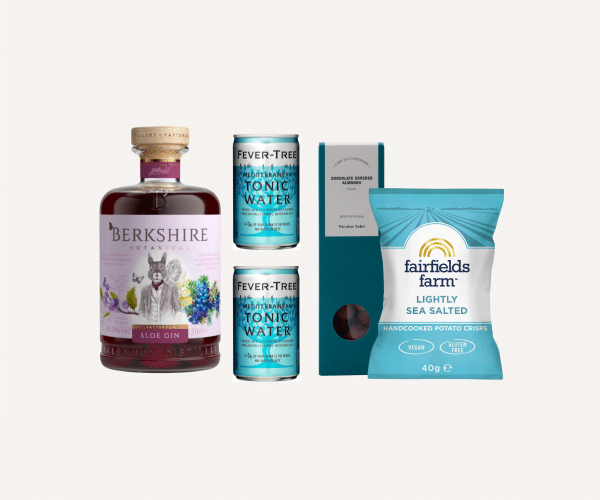 Gin o'clock - gave med gin og snacks