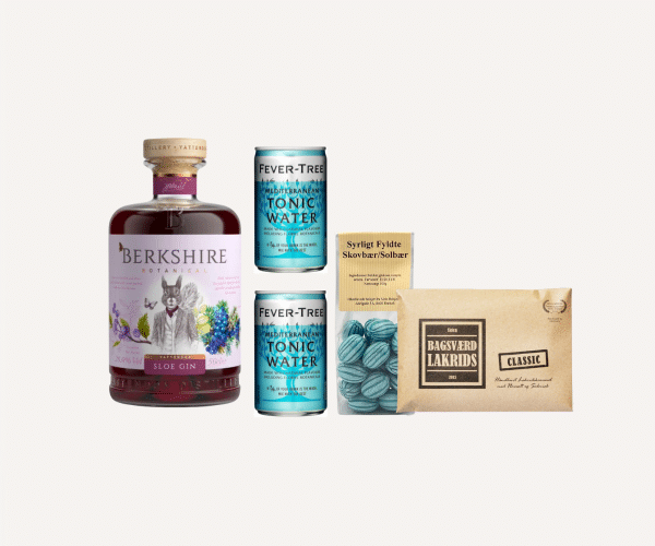 Gin o'clock - gave med gin og snacks