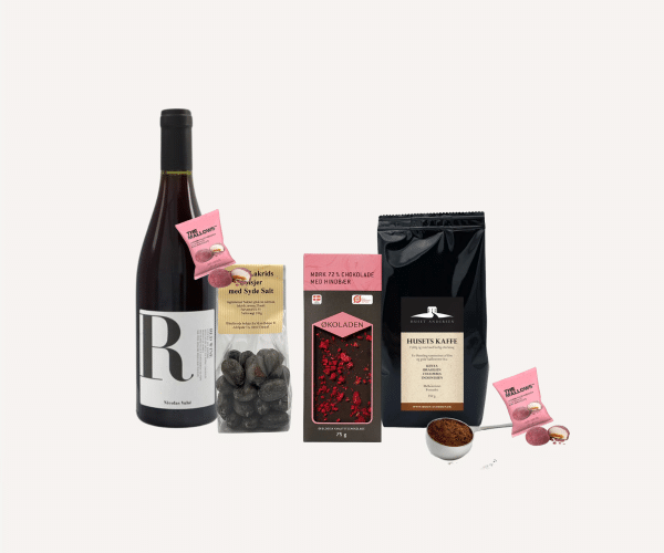 Tak for indsatsen - gave med vin, kaffe og sødt