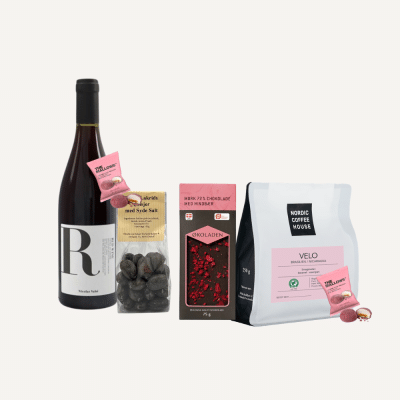 Tak for indsatsen - gave med vin, kaffe og sødt