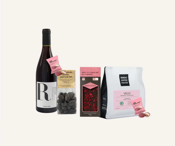 Tak for indsatsen - gave med vin, kaffe og sødt