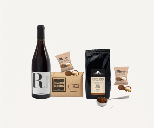 Tak for indsatsen - gave med vin, kaffe og sødt