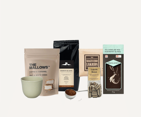 Design uden navn (14) Kaffegaven - gave med kaffe, sødt og kop