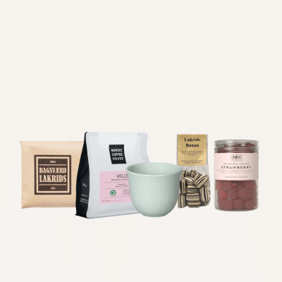 Home Kaffegaven - gave med kaffe, sødt og kop