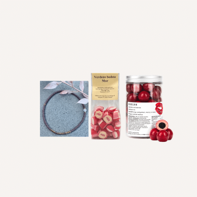 Til min mor - gave med morsekode armbånd og sødt