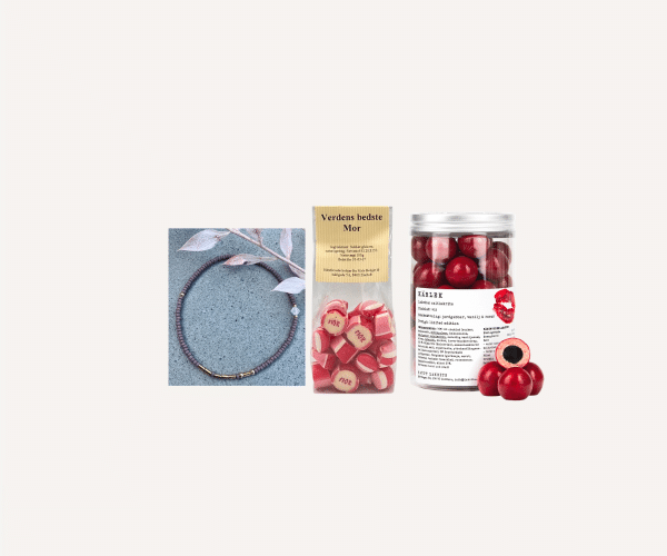 Til min mor - gave med morsekode armbånd og sødt