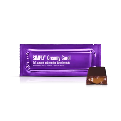 Creamy Carol bar 40g. - Simply Chocolate