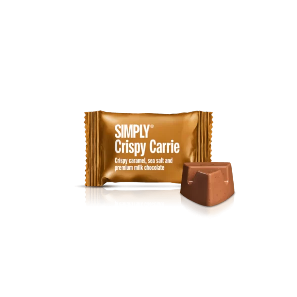 Crispy Carrie bite 10g. - Simply Chocolate