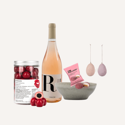 Tak for dig – gave med slik og vin