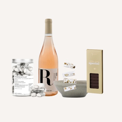 Tak for dig – gave med slik og vin