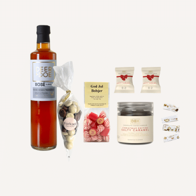 Hyggelige stunder - gave med gløgg og søde sager