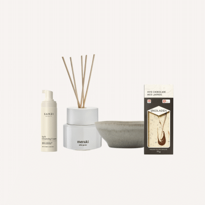 Bare fordi - gave med snacks og pynt