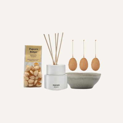 Bare fordi - gave med snacks og pynt