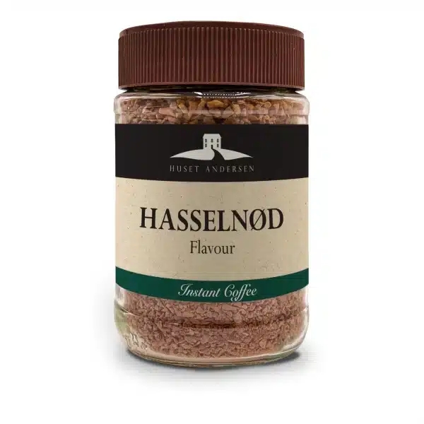 Instant kaffe m. hasselnød 50 g.