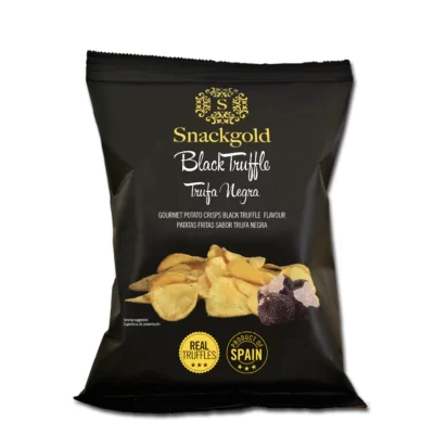 Spanske Gourmet chips m. Sort trøffel - 40gr. - Snackgold
