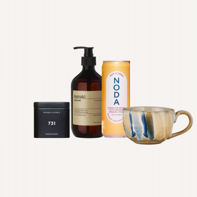 I stedet for blomster - gave med interiør og sødt