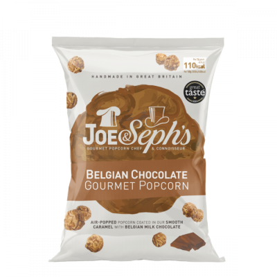 Popcorn, Belgisk chokolade - Joe & Sephs