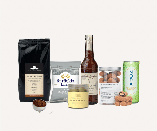 Mums - gave med forskellige delikatesser