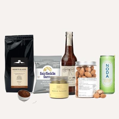 Mums - gave med forskellige delikatesser