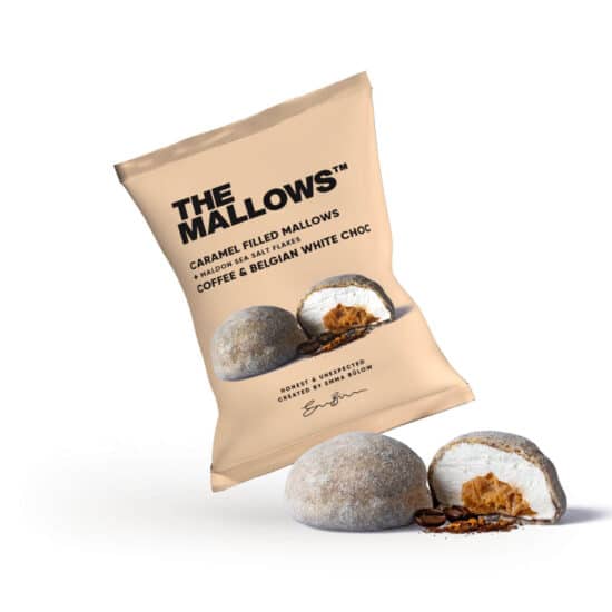 Vanilje mallows drageret med blød, belgisk hvid chokolade og naturlig pistacie. Perfekt til dig der elsker pistacie og marshmallows!