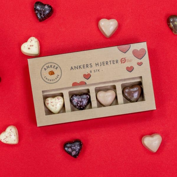 Ankers hjerter, økologisk - Anker chokolade