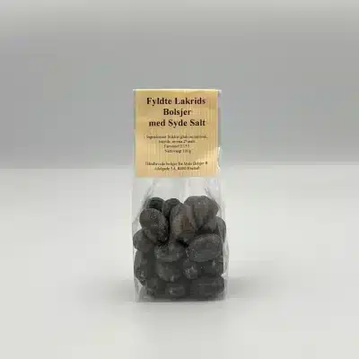 Fyldte lakrids bolcher m. sydesalt - Mols Bolsjer