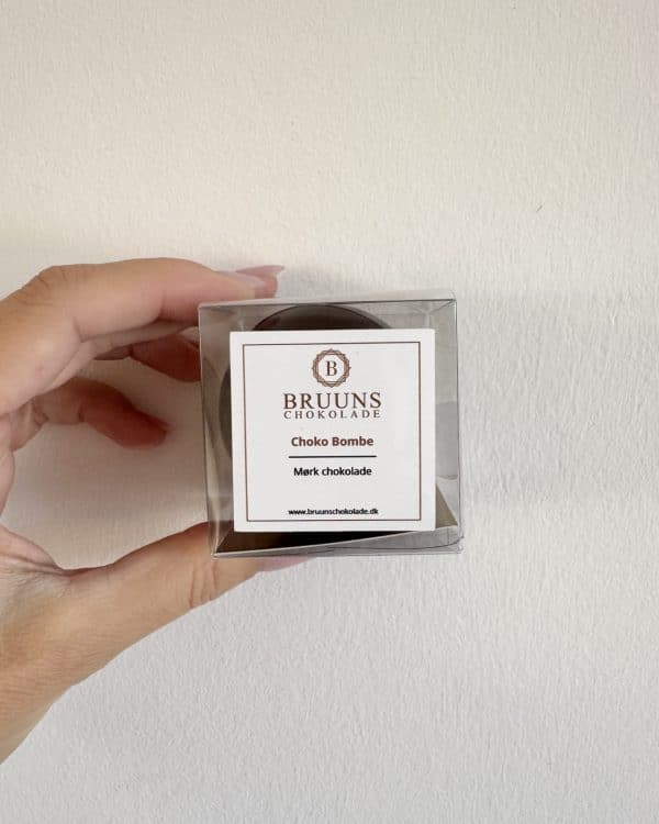 Mørk chokolade bombe - Bruuns Chokolade