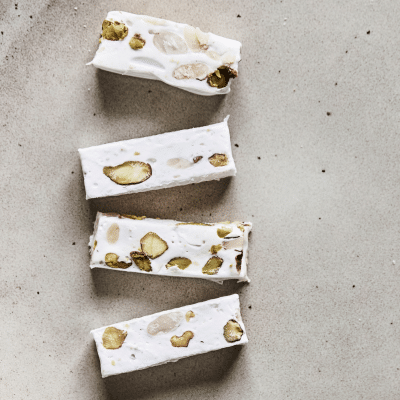 1 stk. Blød Nougat, mandler & pistacie - Nicolas Vahé