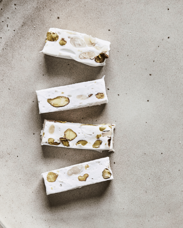 1 stk. Blød Nougat, mandler & pistacie - Nicolas Vahé