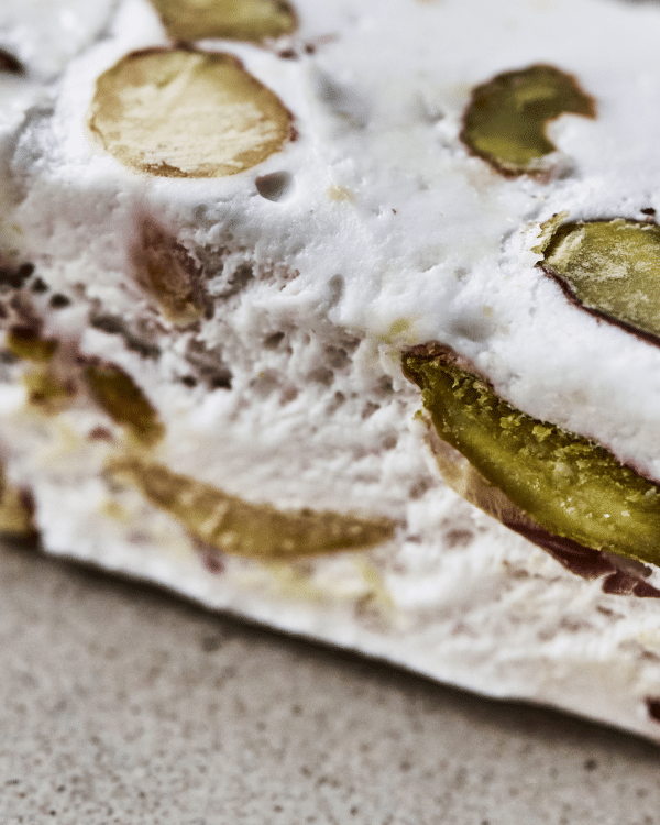 1 stk. Blød Nougat, mandler & pistacie - Nicolas Vahé