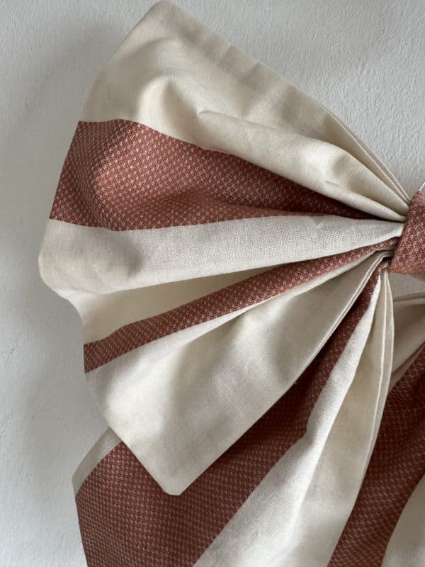 Stor sløjfe, natur/rust - Forkael Stor sløjfe, natur/rust - Forkael