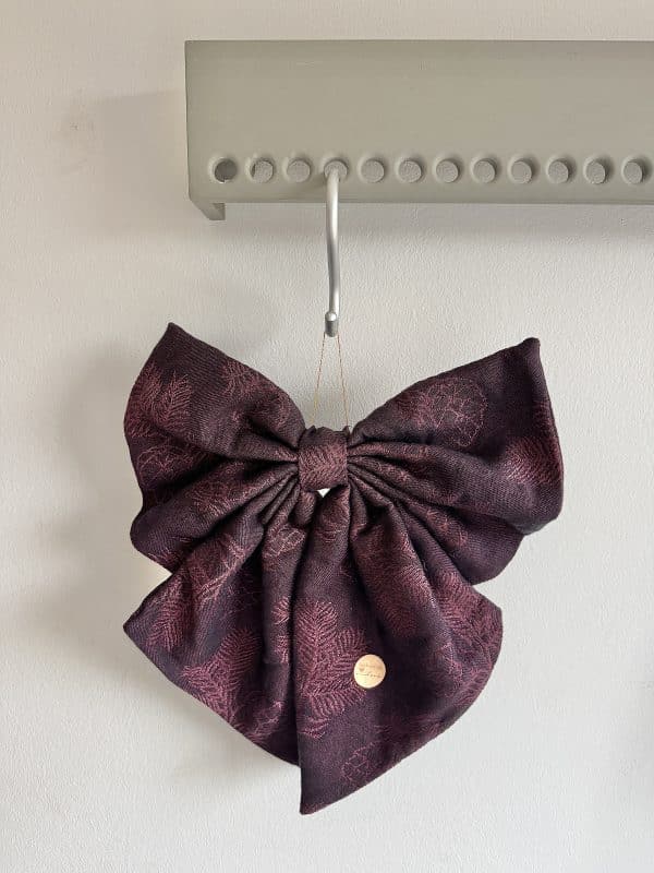 IMG_0771 Stor sløjfe, Mørk Bordeaux - Forkael