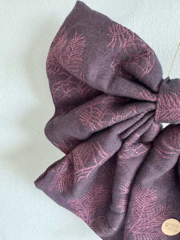 Stor sløjfe, Mørk Bordeaux - Forkael Stor sløjfe, Mørk Bordeaux - Forkael