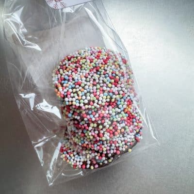 Poletter m. pebermynte - Bruuns chokolade