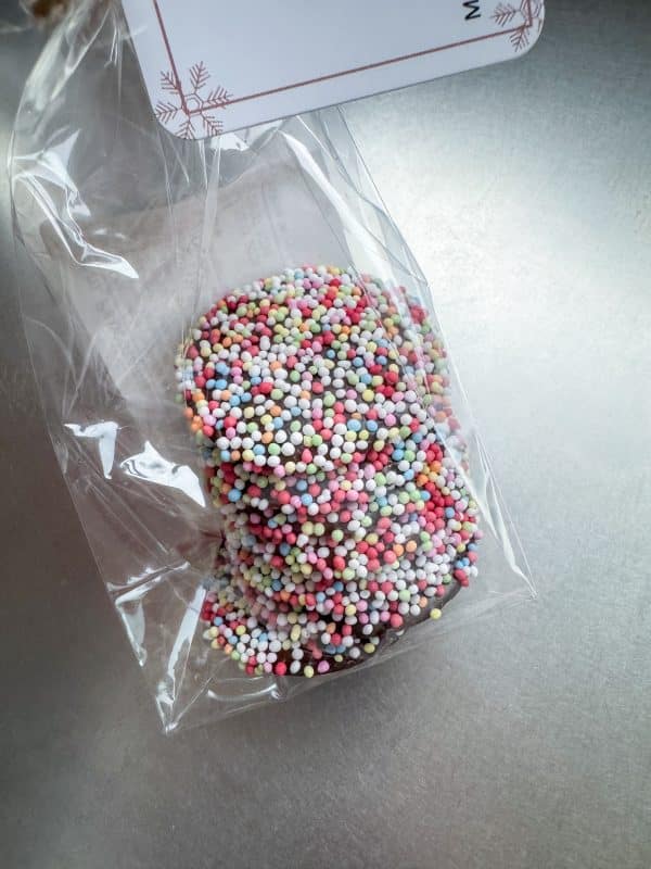 Poletter m. pebermynte - Bruuns chokolade