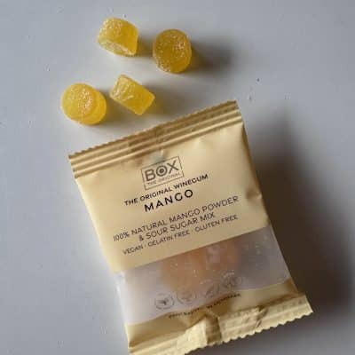 1 stk. flowpack, Just Winegum - Mango - BOX The Original