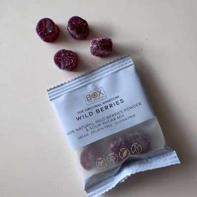 1 stk. flowpack, Just Winegum - Wild Berries - BOX The Original