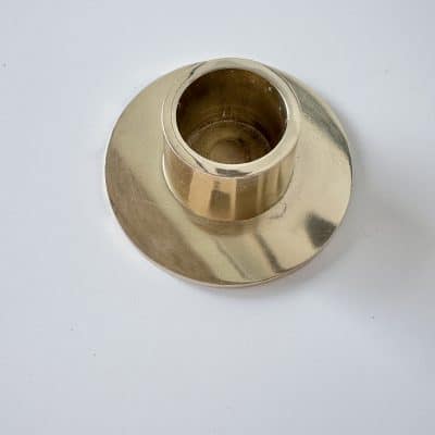 PRELOVED lille messing lysestage til kronelys - Billede 3