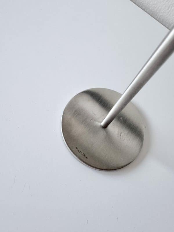 PRELOVED mini Piet Hein lysestage til juletræslys – dansk design i lille format