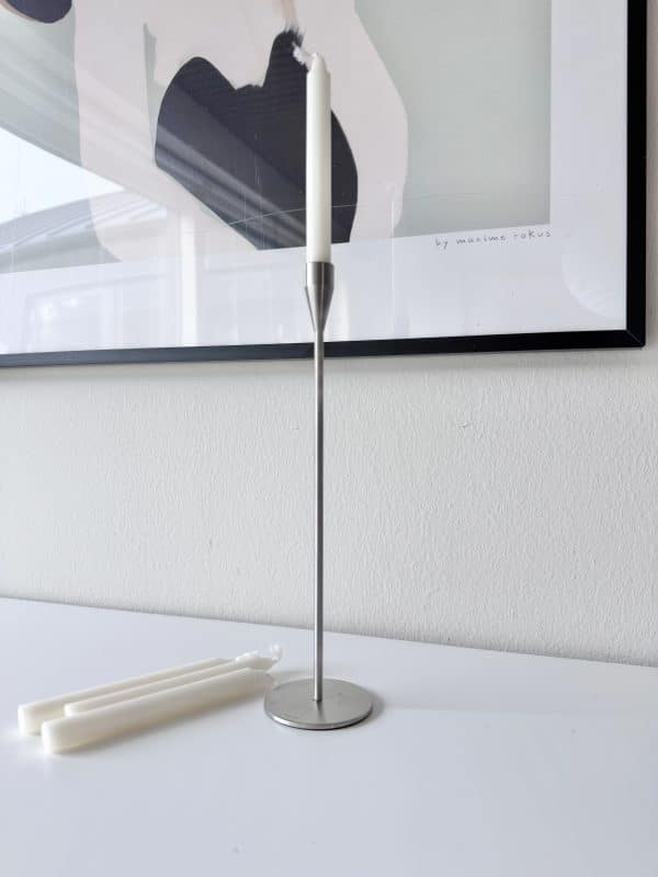 PRELOVED mini Piet Hein lysestage til juletræslys – dansk design i lille format 