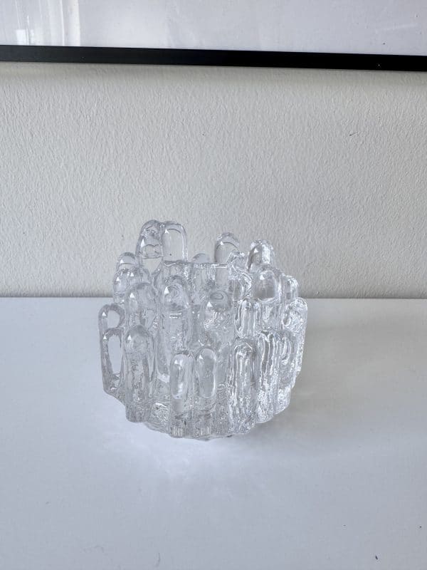 PRELOVED Kosta Boda Polar fyrfadsstage – svensk designklassiker af Göran Wärff