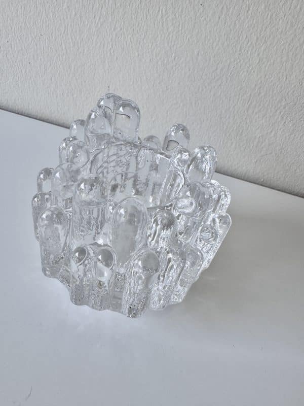 PRELOVED Kosta Boda Polar fyrfadsstage – svensk designklassiker af Göran Wärff