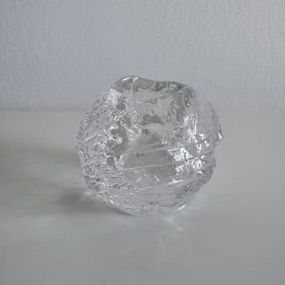 PRELOVED Kosta Boda Snowball fyrfadsstage 