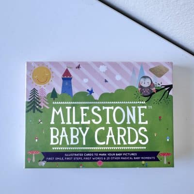 PRELOVED! Milestone kort til baby  