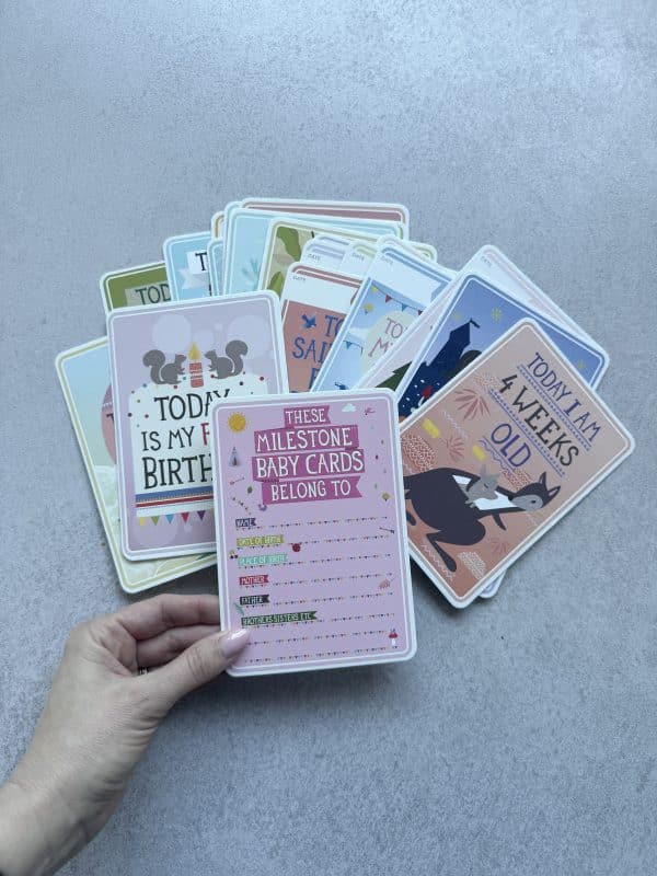 PRELOVED! Milestone kort til baby