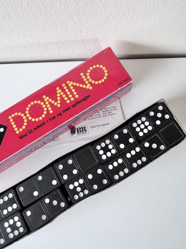 PRELOVED - domino spil – klassisk underholdning med nostalgisk charme