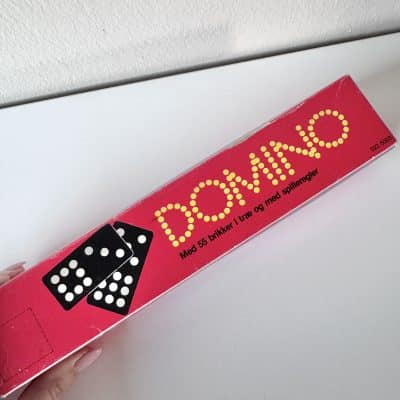 PRELOVED - domino spil – klassisk underholdning med nostalgisk charme