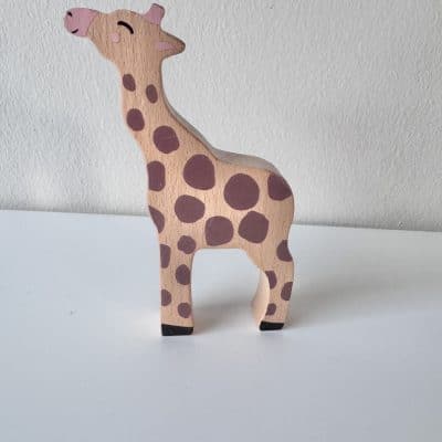 PRELOVED - træfigur, giraf