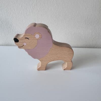 PRELOVED - træfigur, løve